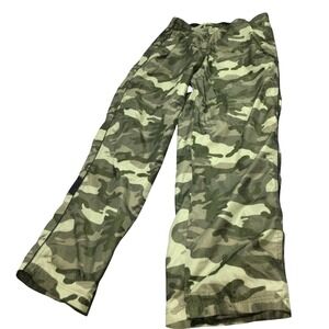 Starter Boys XL‎ 14-16 Camo Track Pants Green Mesh Lined Athletic Joggers Pocket